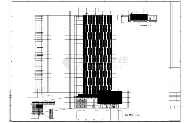 [上海]某22层商业综合楼建筑施工图（上海某知名设计院）VIP-图一