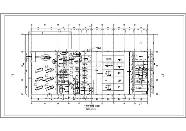 [湖北]知名汽车4S店建筑施工图-图二