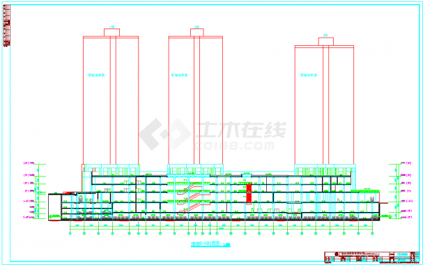 [广州]某205248平方米三十层大型商住项目建筑施工图（含节能设计）-图二
