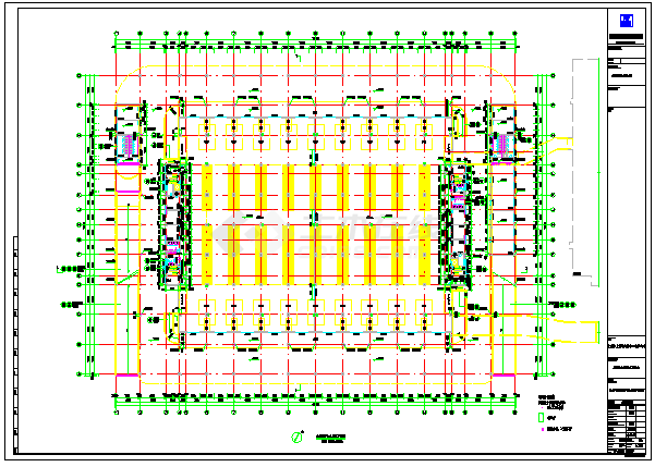 上海某65094.3㎡12层货运交易中心建筑结构水电暖民防设计施工图（带效果图）-图二