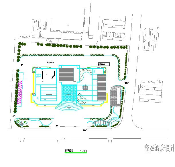 某地区四星级酒店CAD方案图纸（全套）