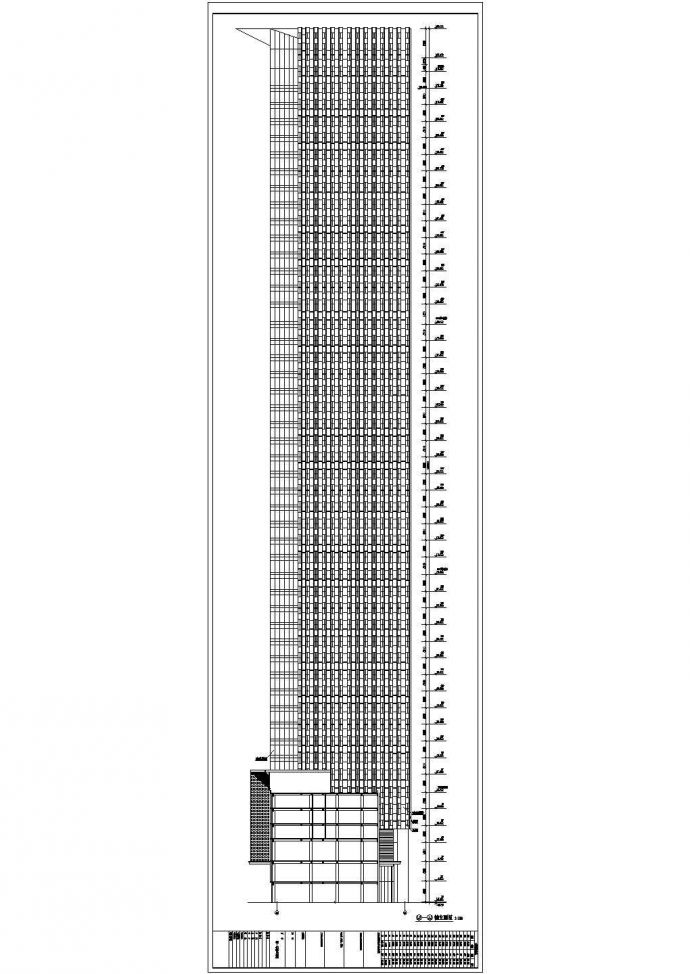 49层商务综合体建筑设计施工图（含局部节点详图）VIP_图1