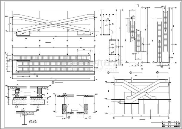 某购物广场大型钢结构超市建筑施工图-图二