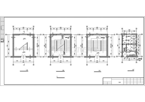 工商局4138平方米办公楼建筑施工图纸(砖混结构)-图二