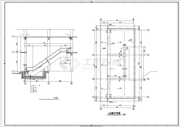 5套商业综合建筑设计方案初设图CAD-图二
