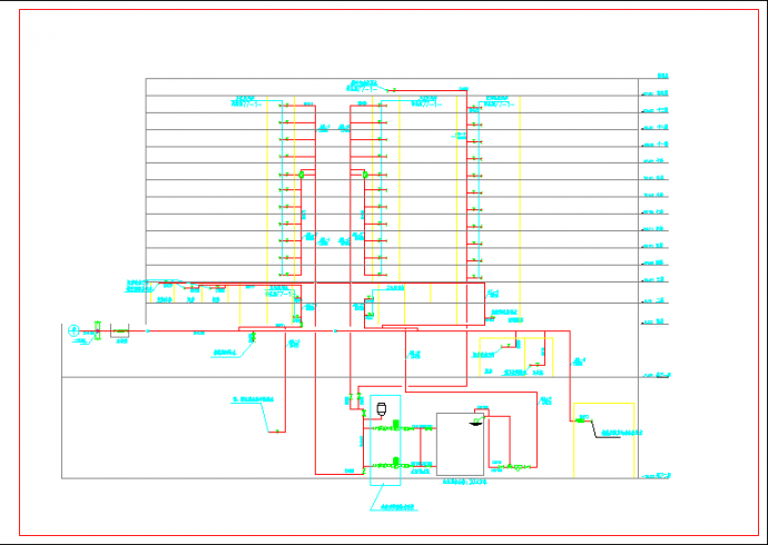 某污水厂全自动变频给排水系统图纸_图1