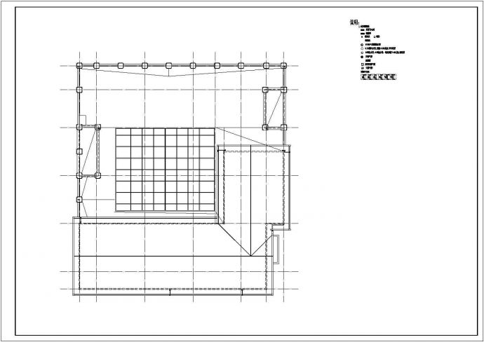 [重庆]某商业广场3644㎡三层欧式商业用房建筑施工图（2号楼）_图1