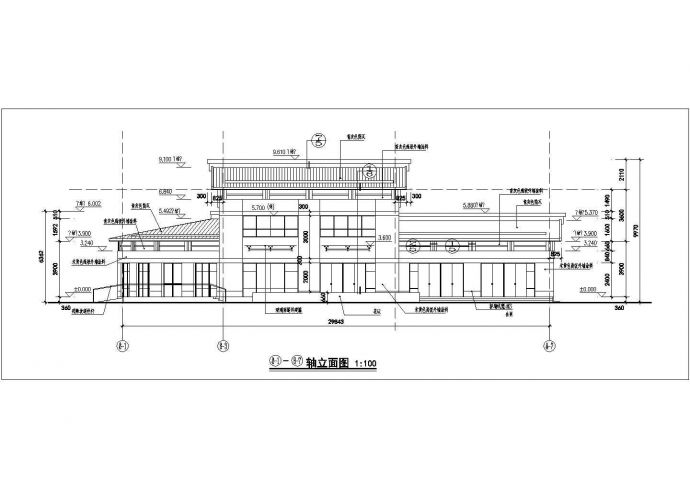 [温州]某节能型304.3㎡二层商业用楼建筑施工套图（8号楼）_图1