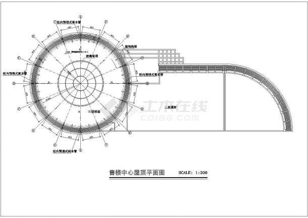 某三层售楼中心建筑施工图VIP-图一