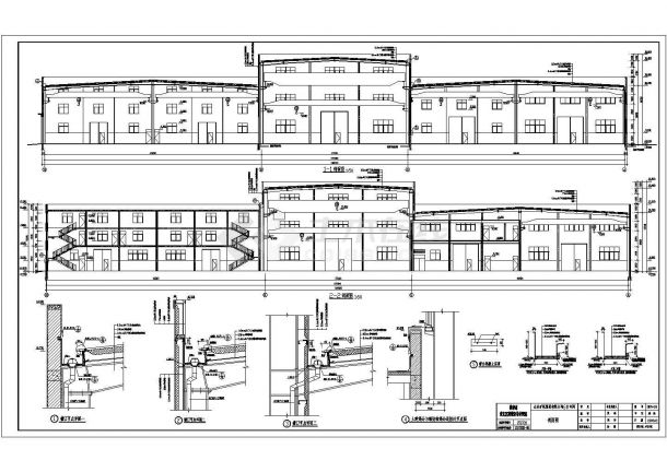 某13717平方米高标准两层厂房建筑、结构施工图-图一