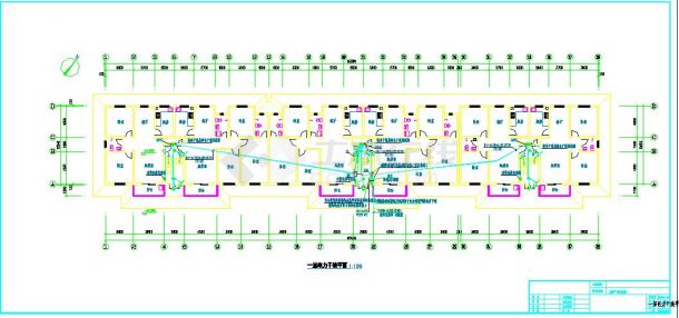 某高档小区20号住宅楼电气设计图-图二