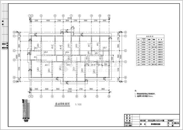 十八层剪力墙结构住宅楼结构施工图（7度抗震）-图一
