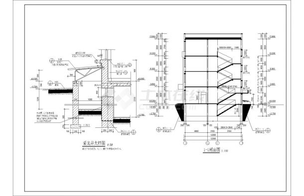 [张家口]某四层防疫站建筑施工图VIP-图二