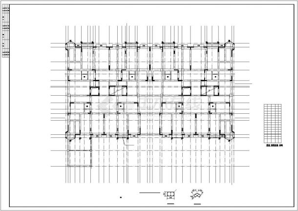 12层坡屋顶框支剪力墙结构住宅结构施工图（独立基础）-图一