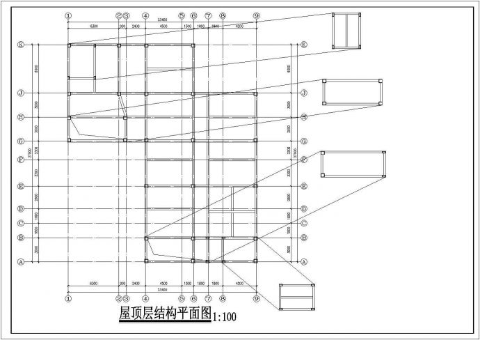 三层框架结构幼儿园结构施工图（桩基础）_图1