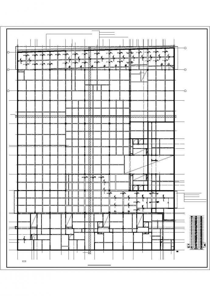 6度抗震二十二层剪力墙住宅楼结构施工图（桩基础）_图1