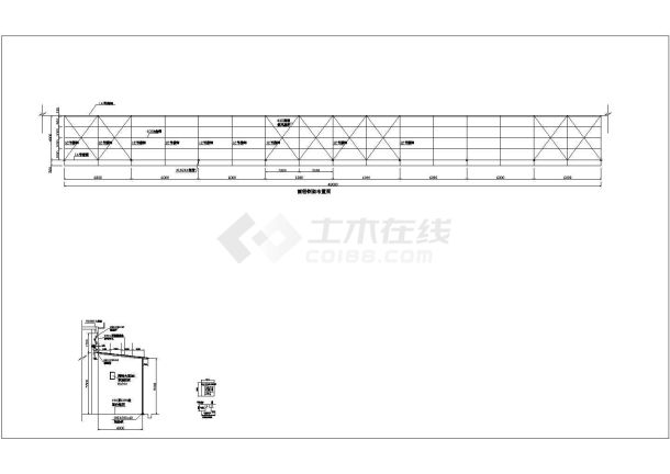 桩基础框架厂房建筑结构施工图（6度抗震）-图二