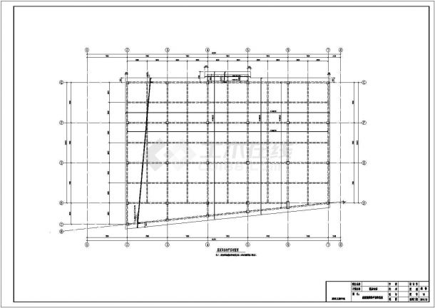框架结构国际酒店会所结构施工图（三层墩基础）-图二