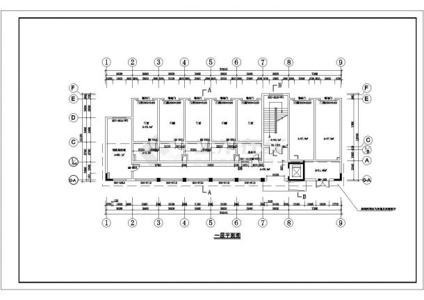 重庆中式古典多层宏声大酒店建筑设计施工图CAD-图一