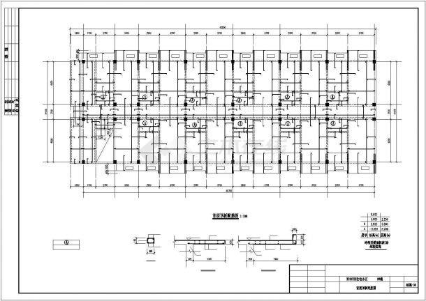 柱下独立基础框架结构住宅楼结构施工图-图一