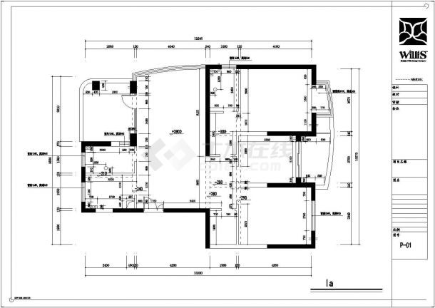 【常熟】衡泰花园洋房130平米三室两厅平层公寓装修图-图一