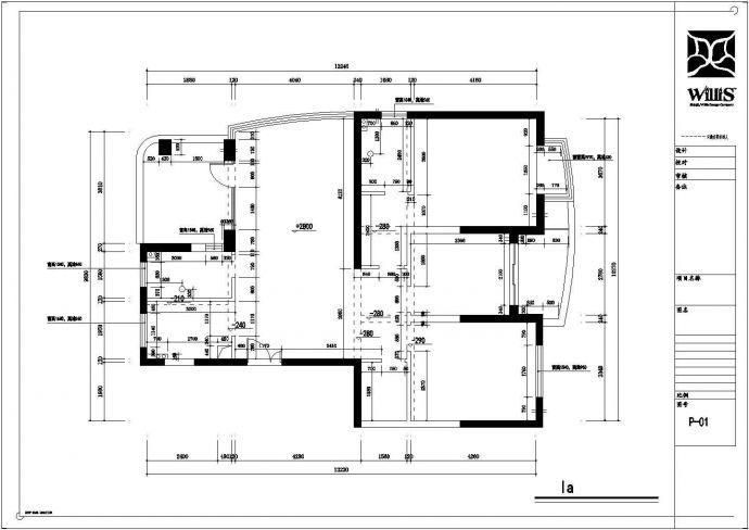 【常熟】衡泰花园洋房130平米三室两厅平层公寓装修图_图1
