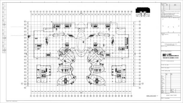 南昌莱蒙都会商业中心-建施B8各层组合平面CAD图-图一