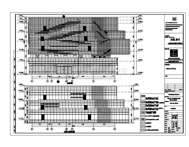 钢结构雨棚平面设计图-图二