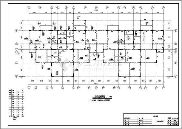 11层短肢剪力墙公寓楼结构施工图（独立基础）-图二