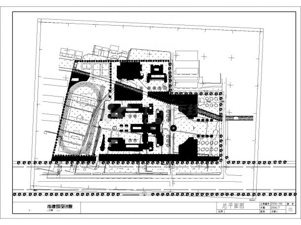 某市4层小学总体规划及单体方案设计图（含效果图）VIP-图二