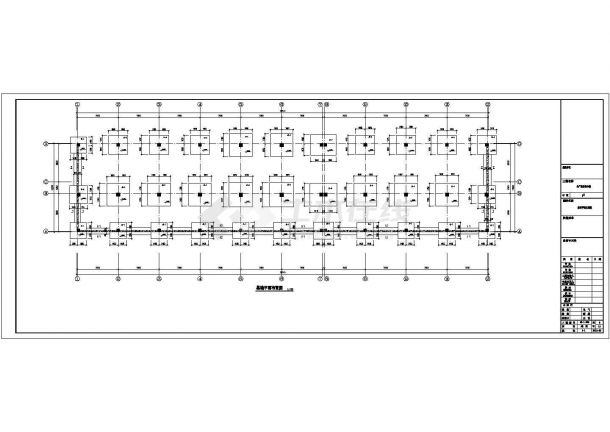 5层独立基础框架综合楼结构施工图(含电算书)-图二