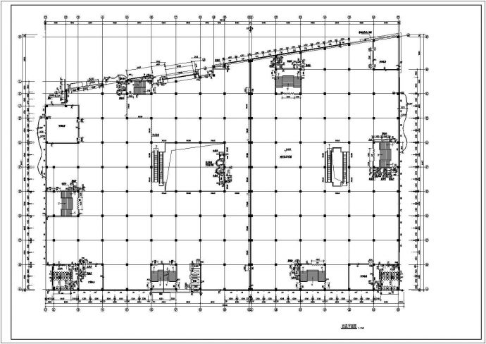 某四层框架结构建材家居商场建筑施工图纸（含消防）_图1