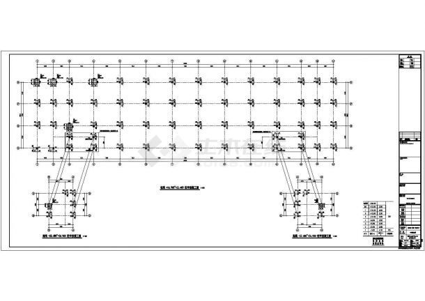 七层独立基础框架结构综合楼结构施工图（7度抗震）-图二
