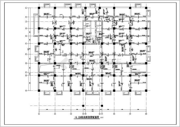 A级高度18层框架剪力墙住宅结构施工图-图二