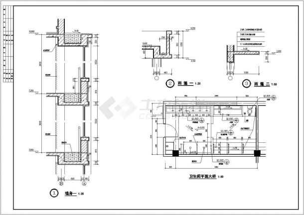 [江苏]2194平方三层框架结构12班幼儿园建筑施工图VIP-图二