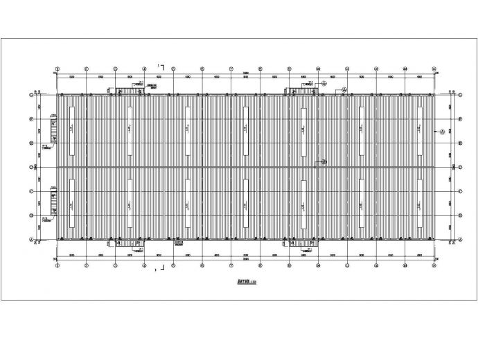 30米跨厂房建筑钢结构图（共4张）_图1