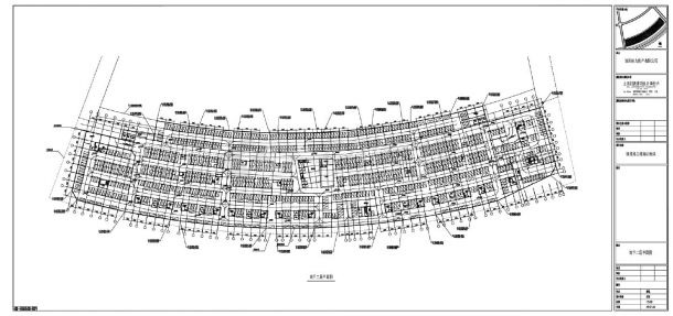 珠海格力海岸S3地块-地库建施平面CAD图-图一