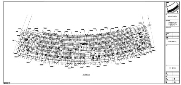 珠海格力海岸S3地块-地库建施平面CAD图-图二