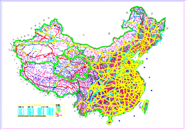 中国公路完整版CAD图纸-图一