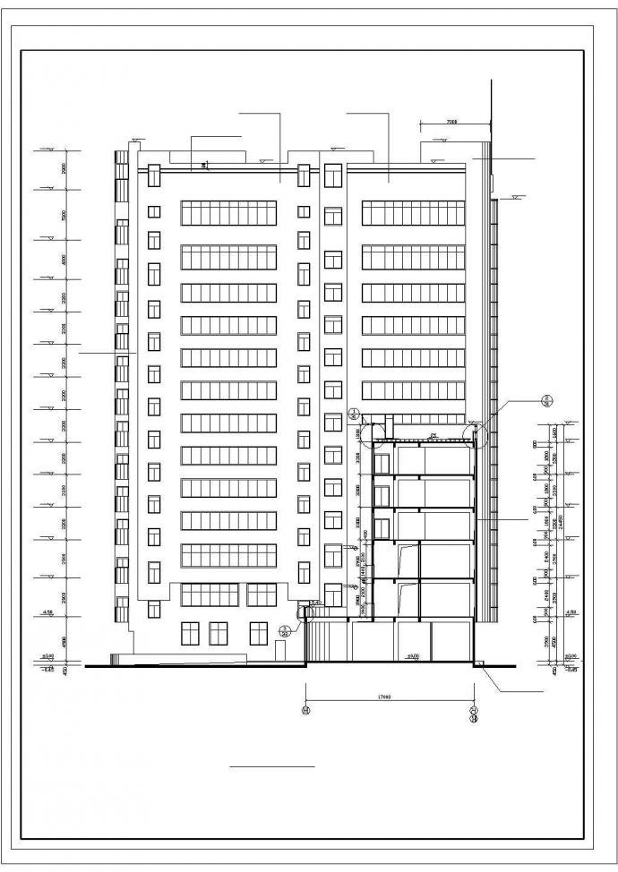 6套宾馆酒店建筑设计方案初设图CAD_图1
