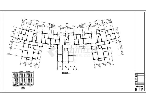 14层剪力墙住宅结构施工图(桩基础筏板基础)-图二