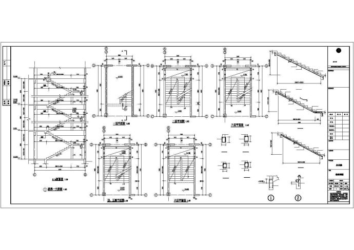 六层框架结构办公楼结构施工图（独立基础）_图1