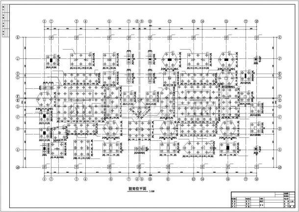 26层框架核心筒带地下室住宅楼结构施工图（桩基础）-图二