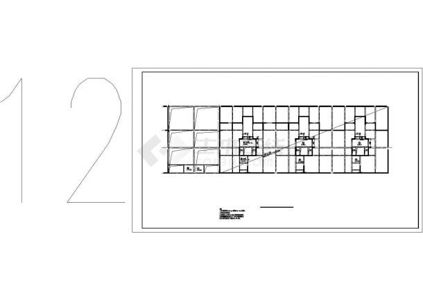 16层框架剪力墙住宅结构施工图-图二