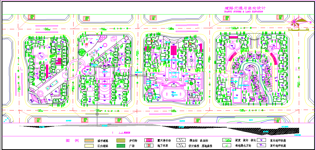 【重庆】某小区规划设计图（含图例）