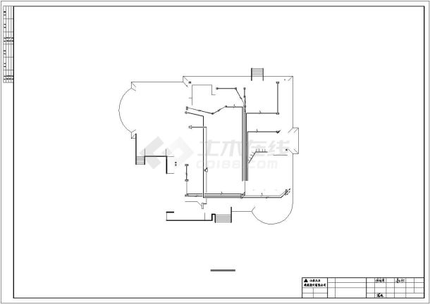 [济南]某1089.62㎡二层幼儿园建筑结构电气设备施工图VIP-图一