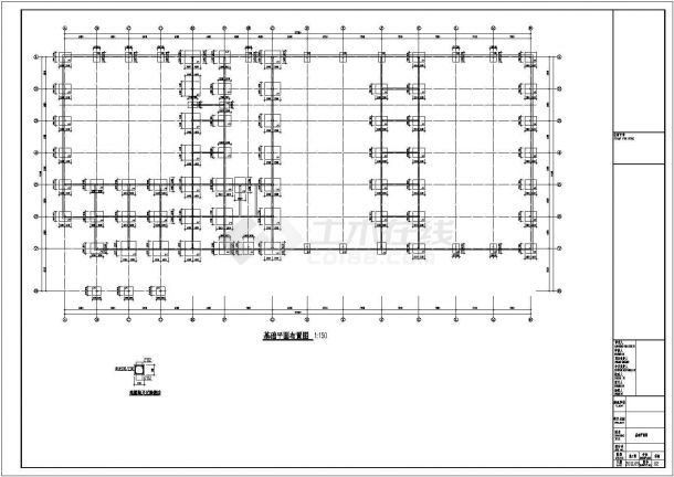 雪佛兰4S店钢框架结构施工图（局部两层）-图二