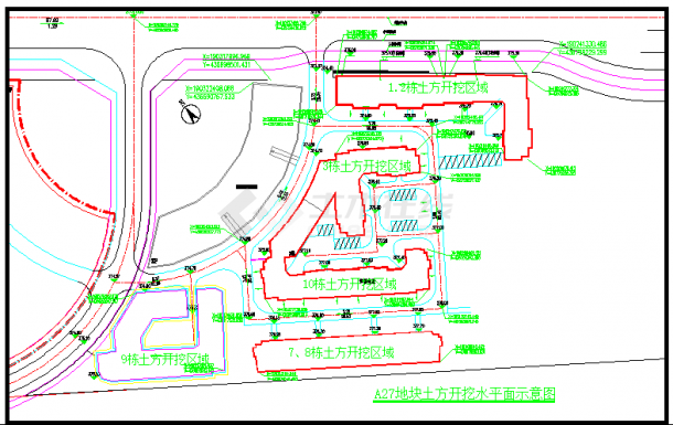 [四川]某县城核心区住宅规划图（初设图）-图一