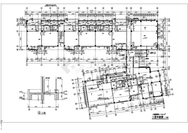 [安徽]318803㎡三层12班幼儿园托儿所建筑设计施工图VIP-图一