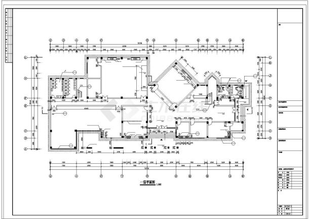 [金华]某儿童公园2131㎡二层青少年活动中心建筑施工图VIP-图二